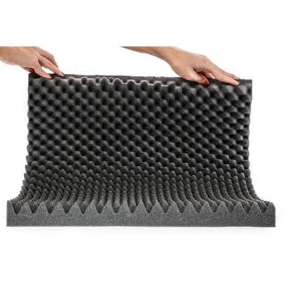Mousse acoustique ondul&eacute;e