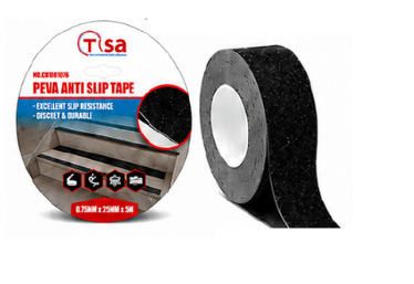Anti d&eacute;rapant Noir PVC